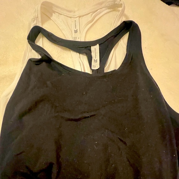 Two Medium Racerback Workout Tops - Picture 2 of 2